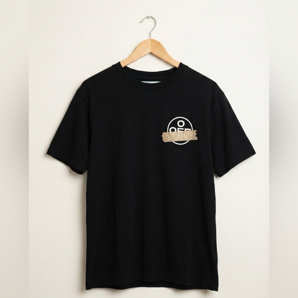 Off-White Black Graphic T-Shirt